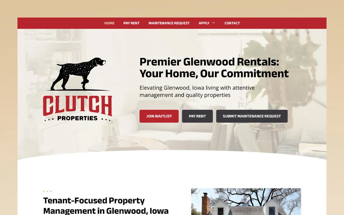 Clutch Properties website