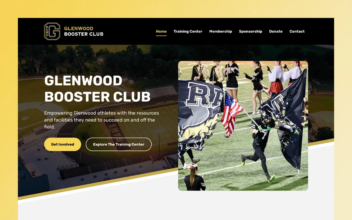 Glenwood Booster Club website