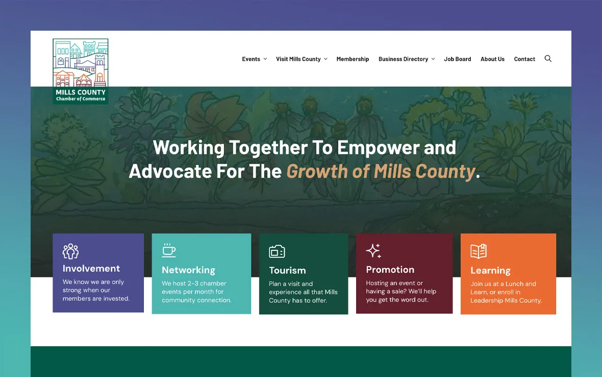Mills County Chamber of Commerce website